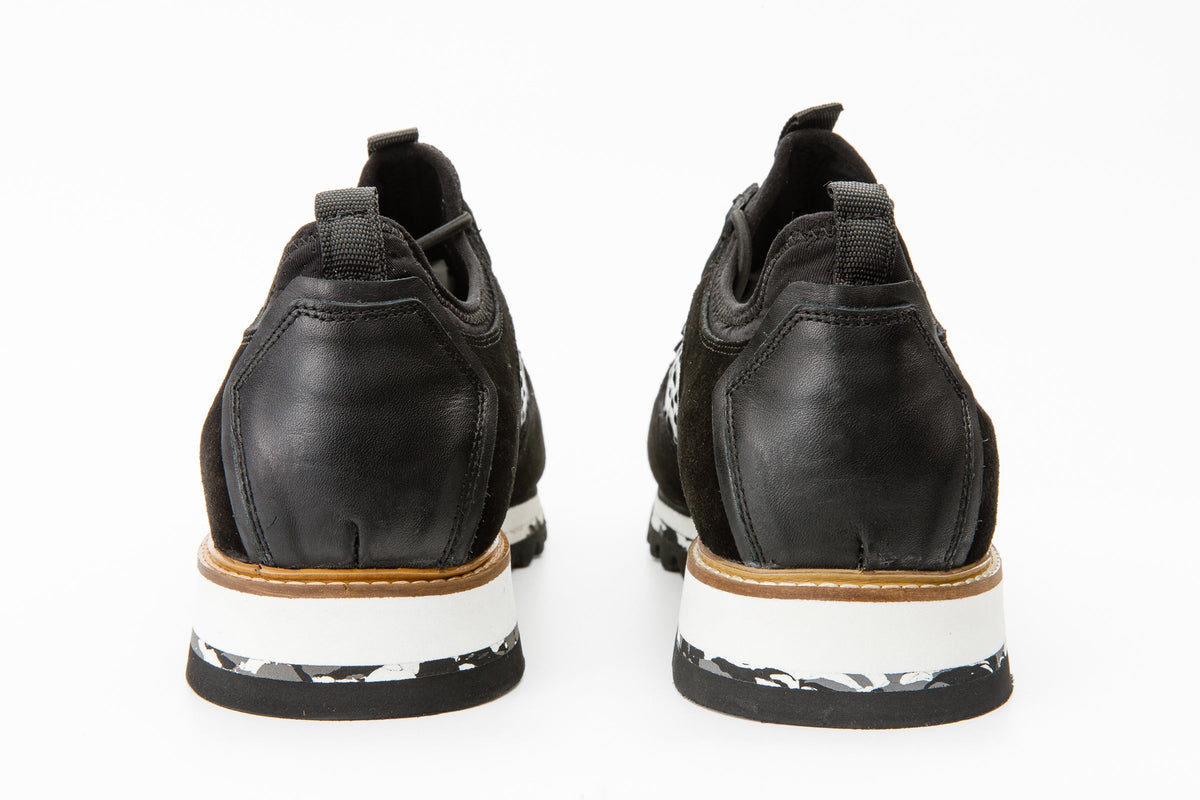 Vinci Leather The Sopez Black Leather Men Sneaker – product view 4