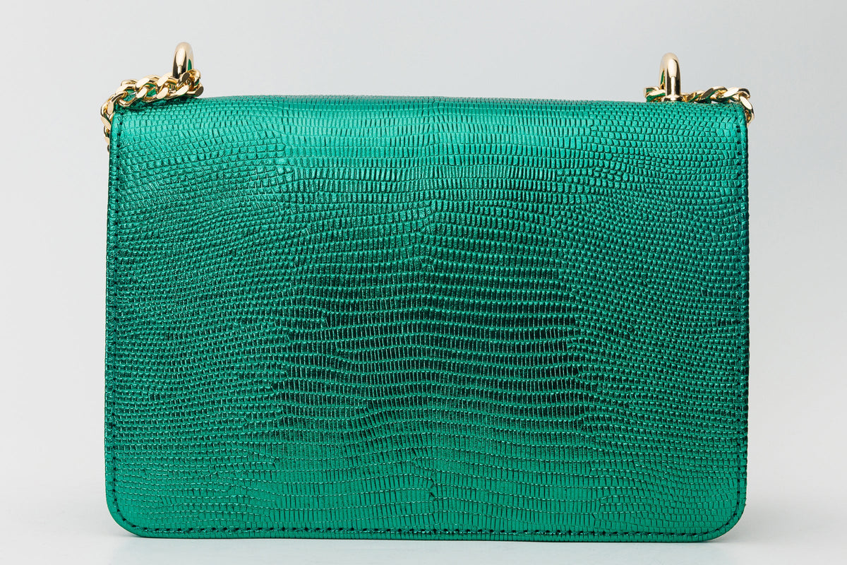 Vinci Leather The Maple Green Leather Handbag – product view 4