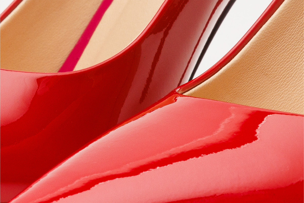 Vinci Leather The Ege Red Leather Pump Fuchsia Sole Women Shoe – product view 3