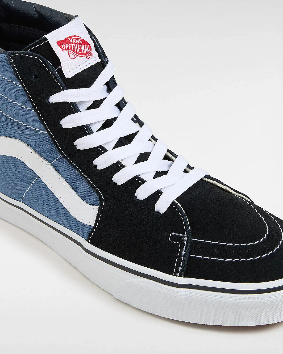 Vans Sk8 Hi Men's Sneakers — Blue/Black Suede
