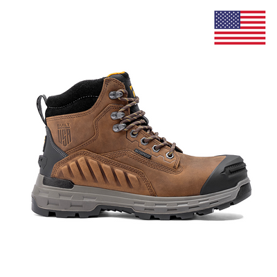Wildwood 6” Waterproof Comp Toe Boot – Brown - Built in USA