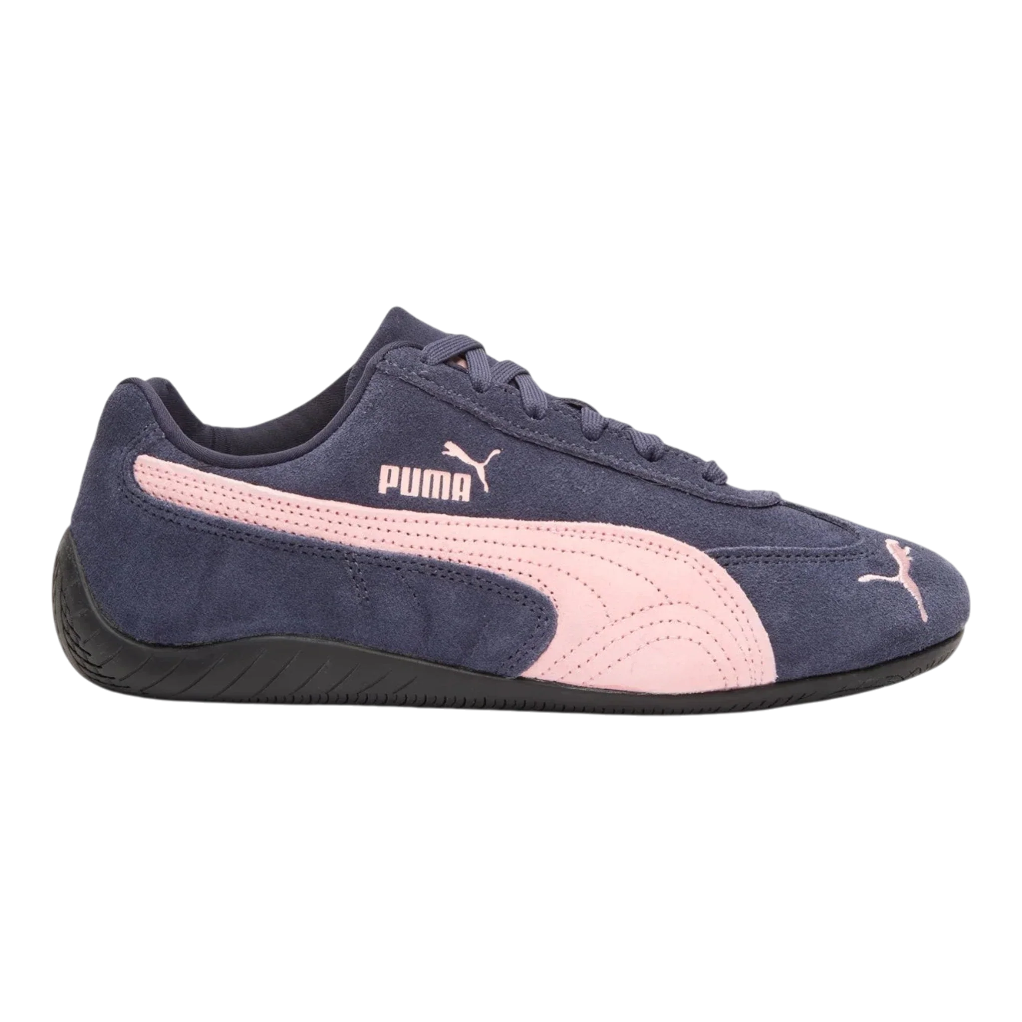 PUMA Speedcat OG Women's Sneakers — New Navy/Rosy Outlook Suede Low-Top