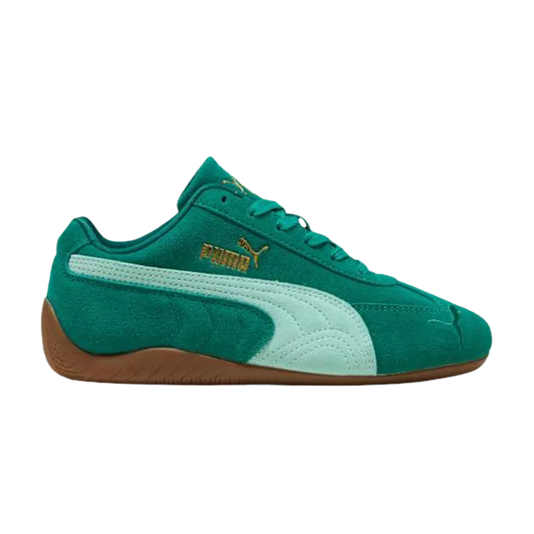 PUMA Speedcat OG Big Kids (GS) Sneakers — Wild Green/Mint Melt Suede Low-Top