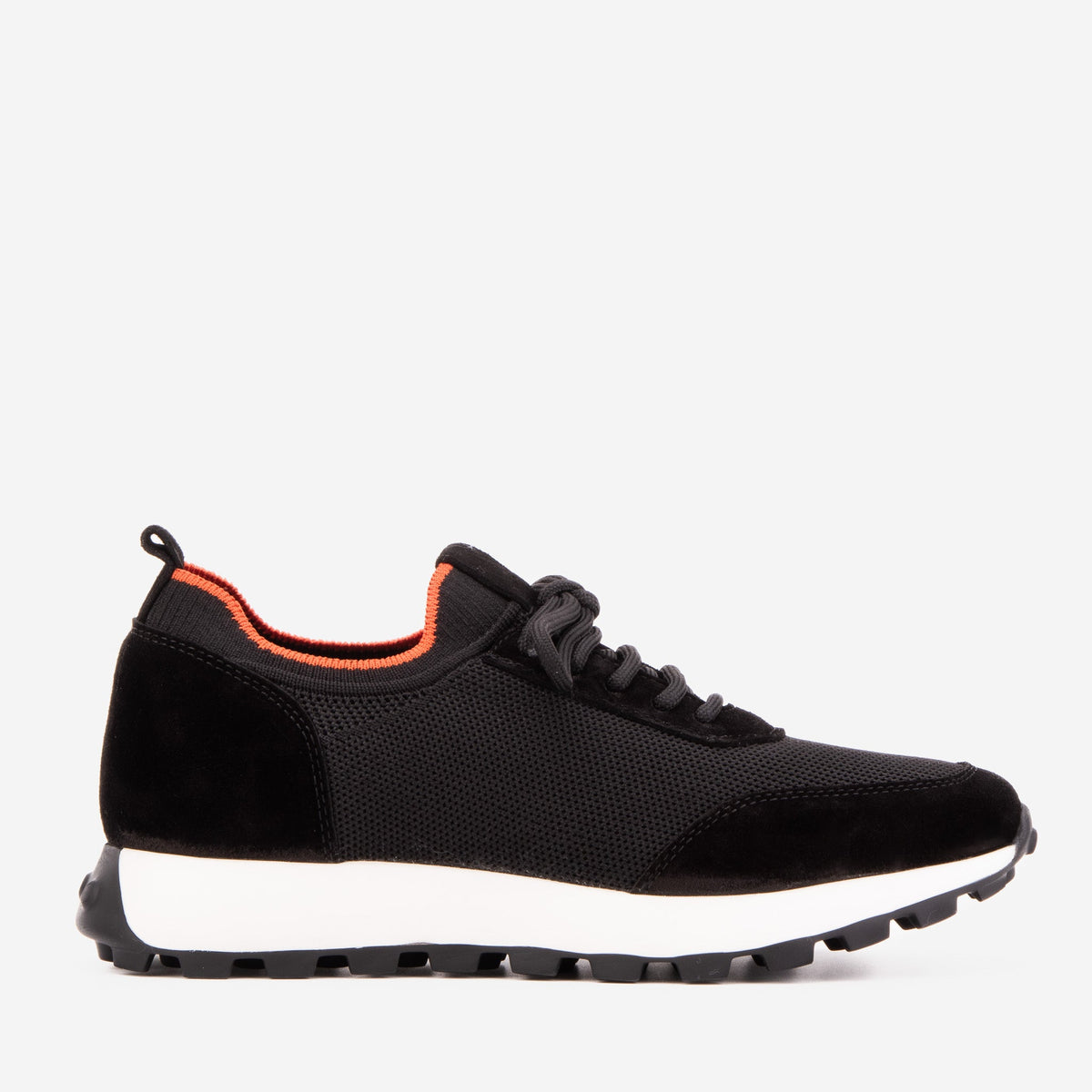 Vinci Leather The Berlin Black Suede Leather Men Sneaker – product view 1