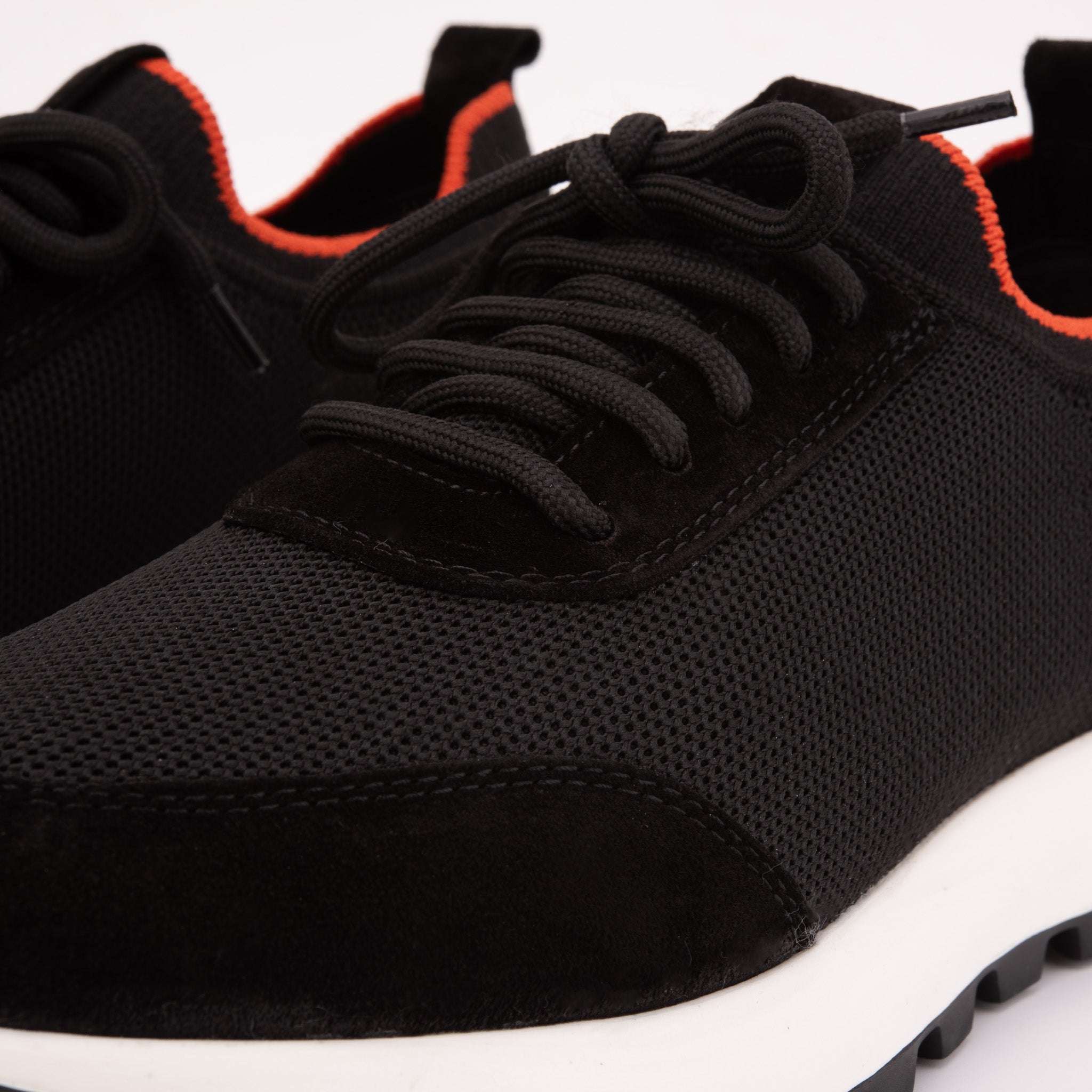 The Berlin Black Suede Leather Men Sneaker