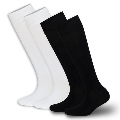 Women’s Bamboo Knee-High Socks 4-Pack – Soft & Breathable