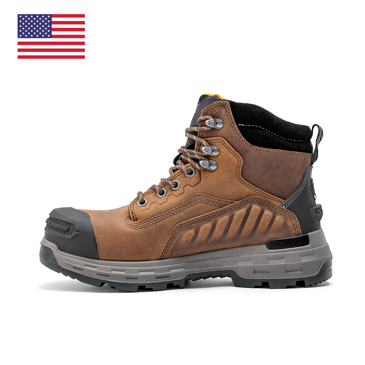 Wildwood 6” Waterproof Comp Toe Boot – Brown - Built in USA