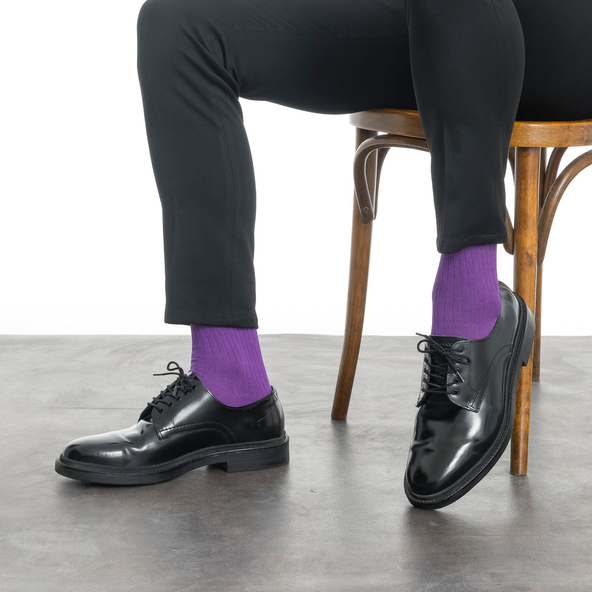 Men’s Bamboo Dress Socks 6-Pack Gift Box, Bright Colors