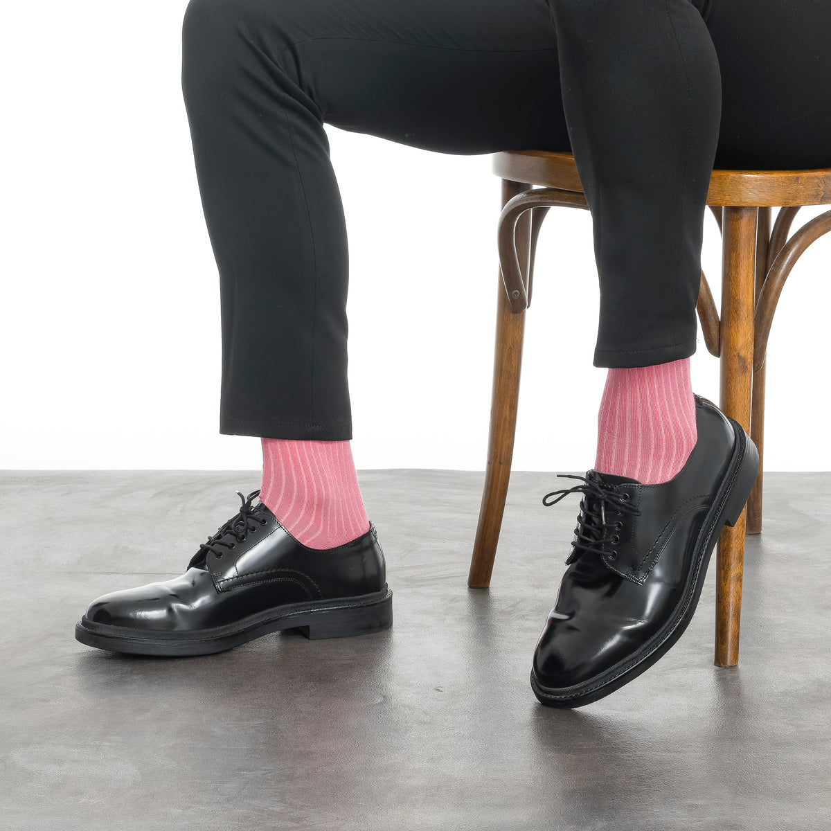 Men’s Bamboo Dress Socks 6-Pack Gift Box, Bright Colors – product view 8