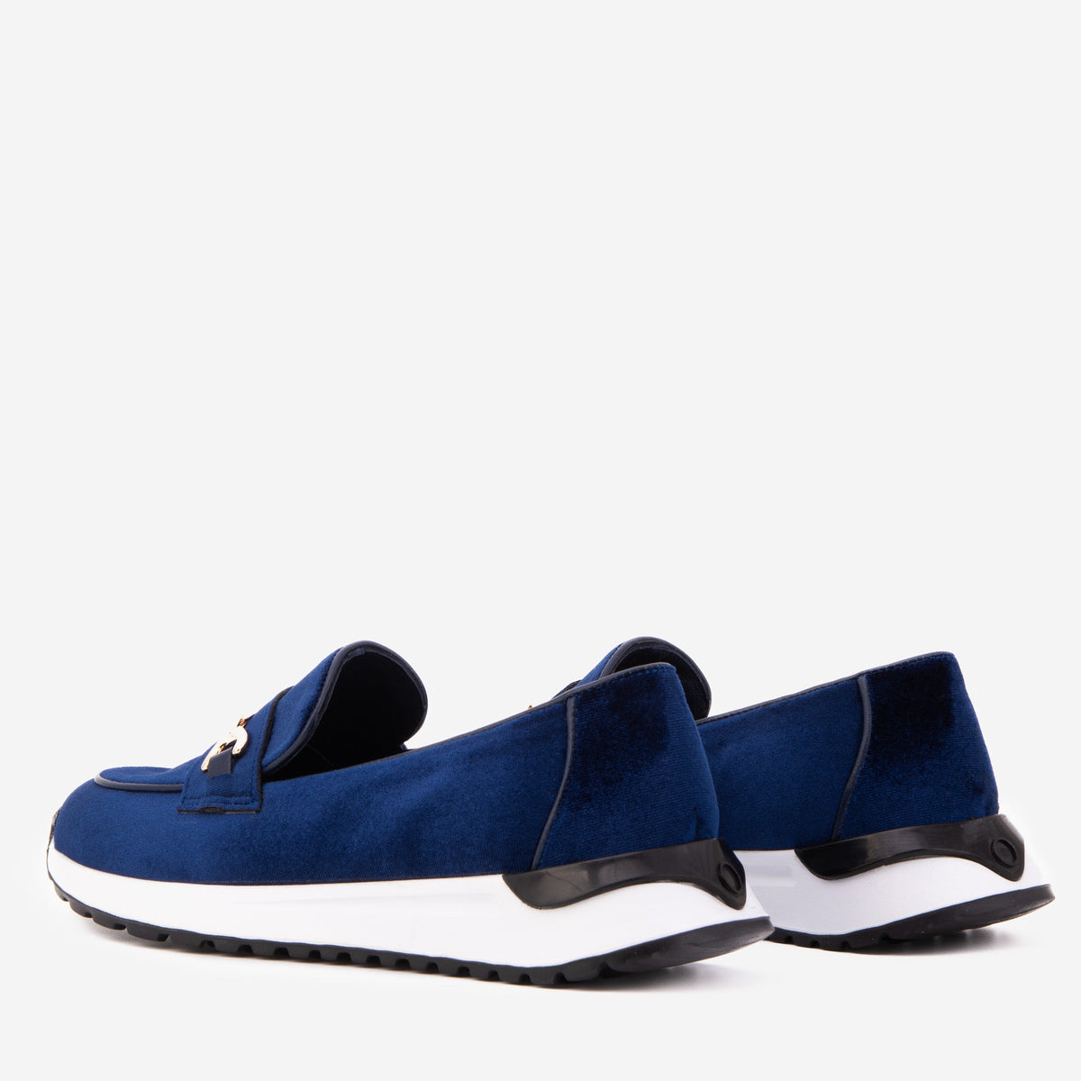 Vinci Leather The Milan Navy Blue Leather Women Sneaker – product view 7