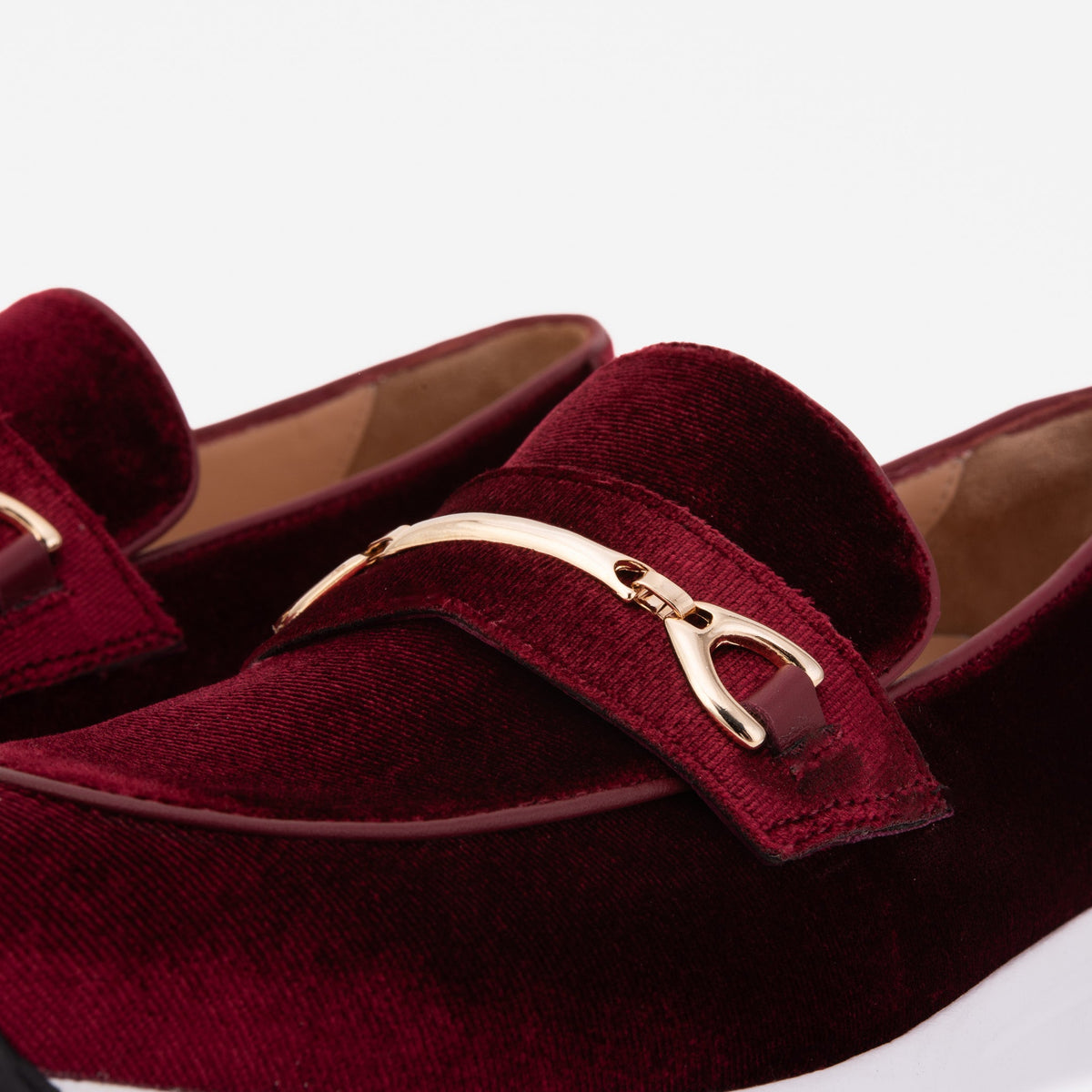 Vinci Leather The Milan Burgundy Leather Women Sneaker – product view 4