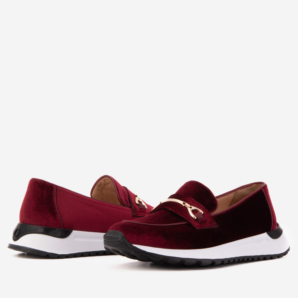 Vinci Leather The Milan Burgundy Leather Women Sneaker – product view 6