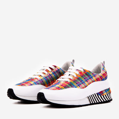 Vinci Leather The Valencia White Leather Women Sneaker – product view 2