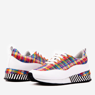 Vinci Leather The Valencia White Leather Women Sneaker – product view 5