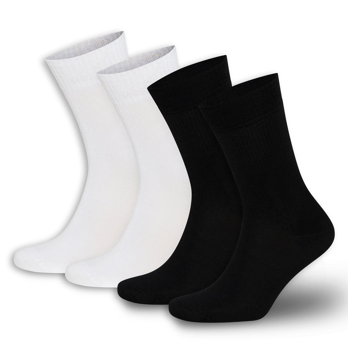 Men’s & Women’s Bamboo Diabetic Crew Socks 4-Pack – product view 23