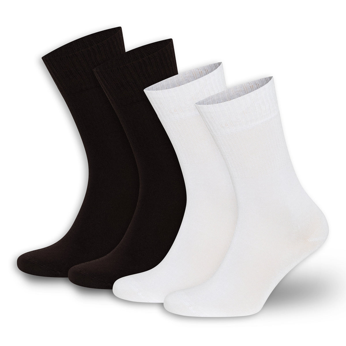 Men’s & Women’s Bamboo Diabetic Crew Socks 4-Pack – product view 27