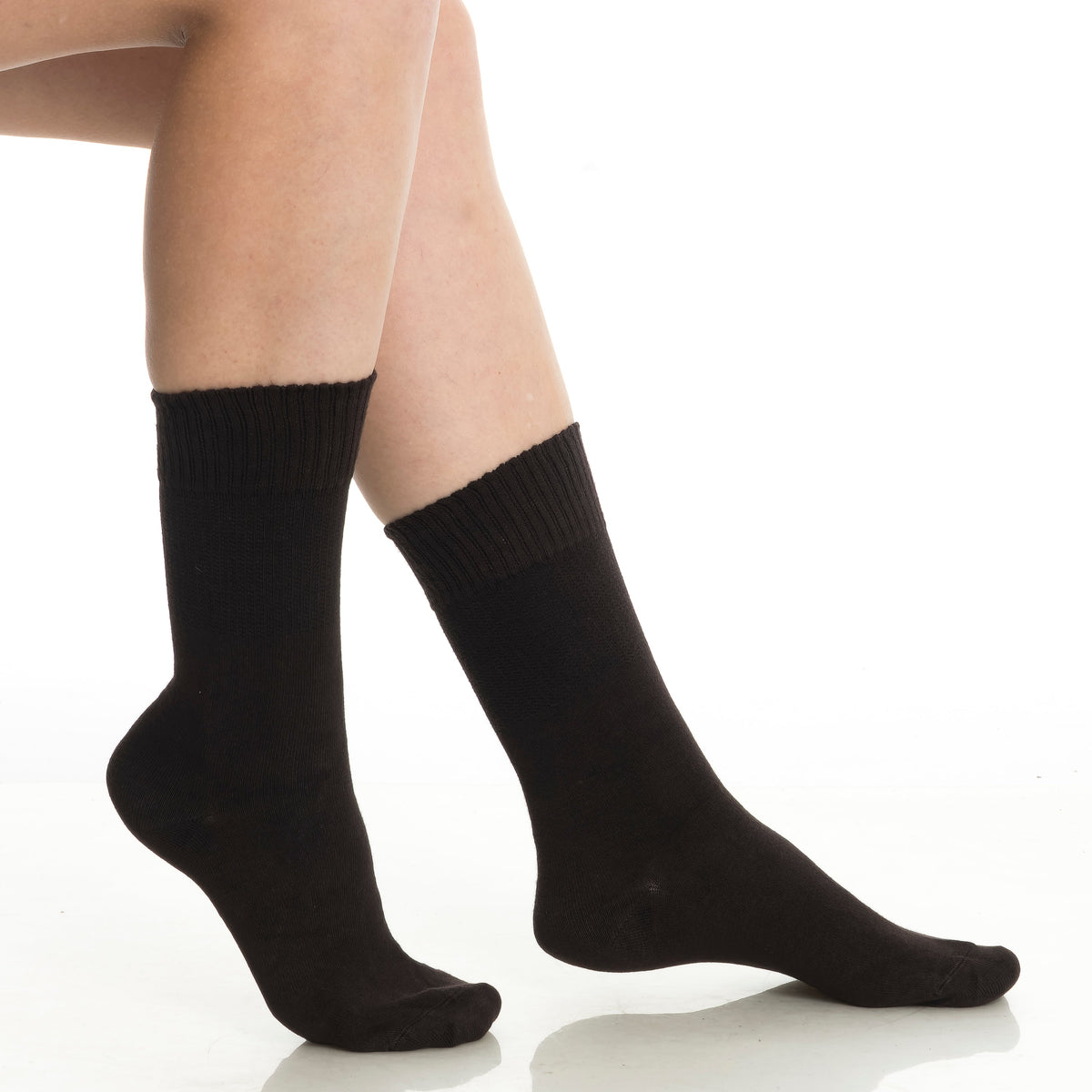 Men’s & Women’s Bamboo Diabetic Crew Socks 4-Pack – product view 38