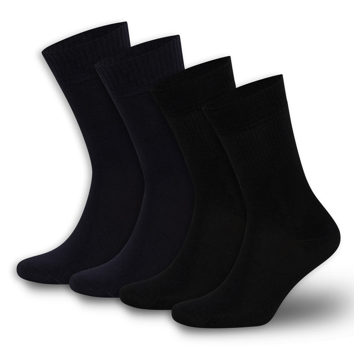 Men’s & Women’s Bamboo Diabetic Crew Socks 4-Pack – product view 28