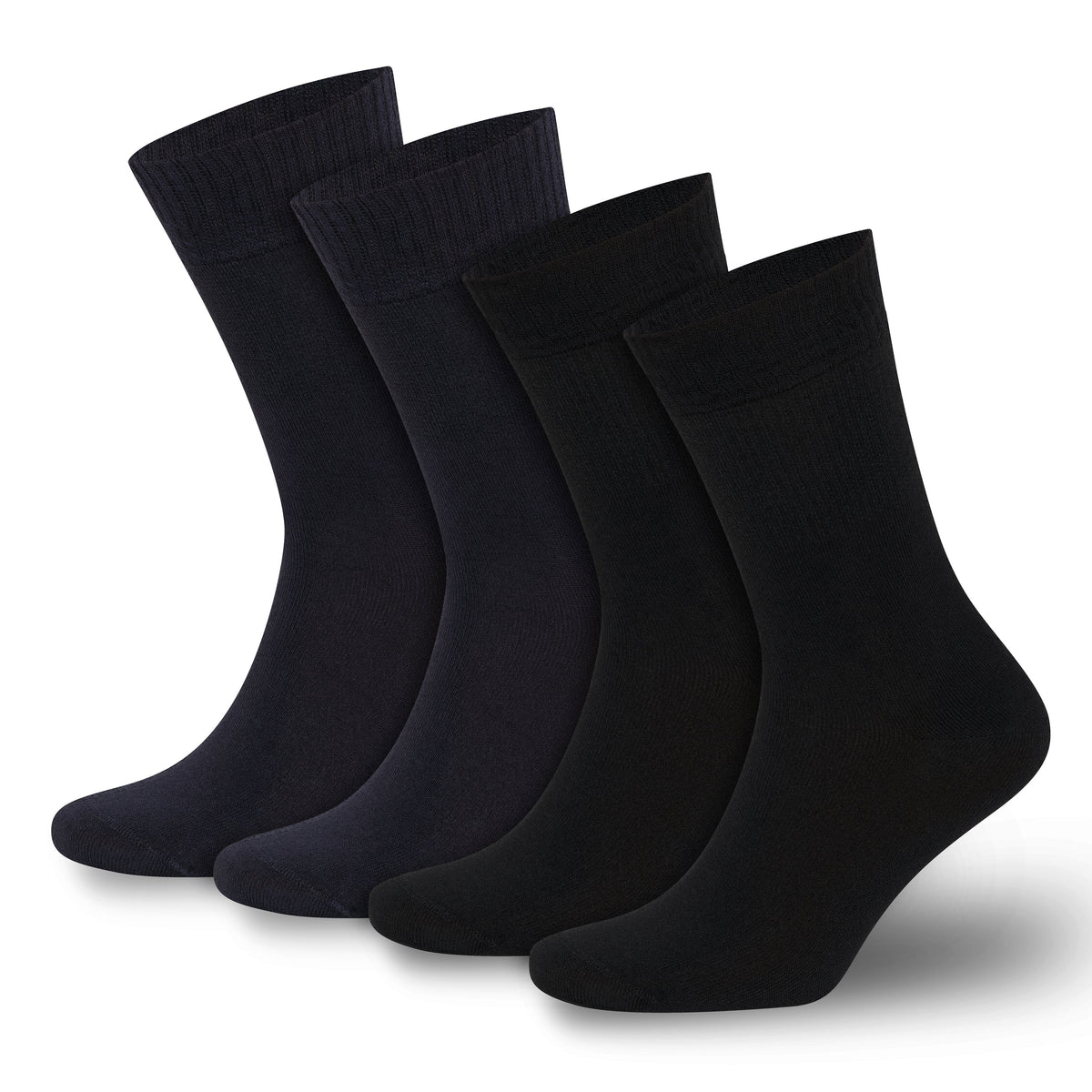 Men’s & Women’s Bamboo Diabetic Crew Socks 4-Pack – product view 40