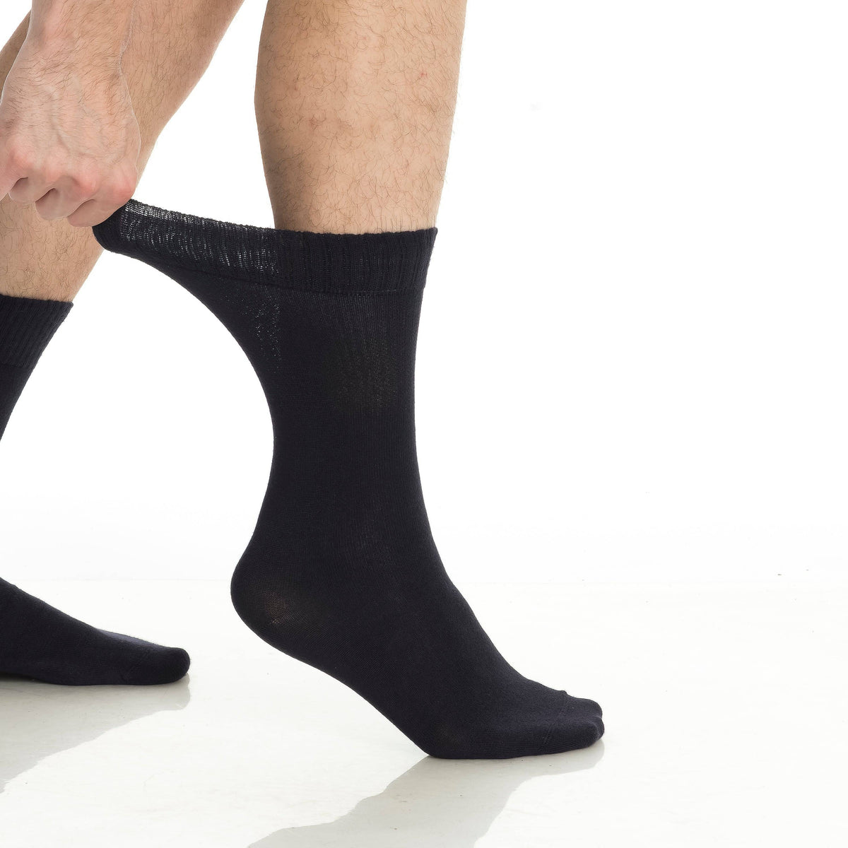 Men’s & Women’s Bamboo Diabetic Crew Socks 4-Pack – product view 9