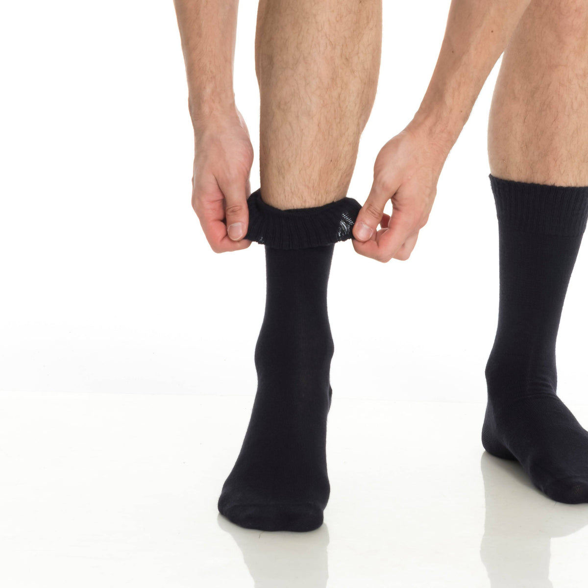 Men’s & Women’s Bamboo Diabetic Crew Socks 4-Pack – product view 10