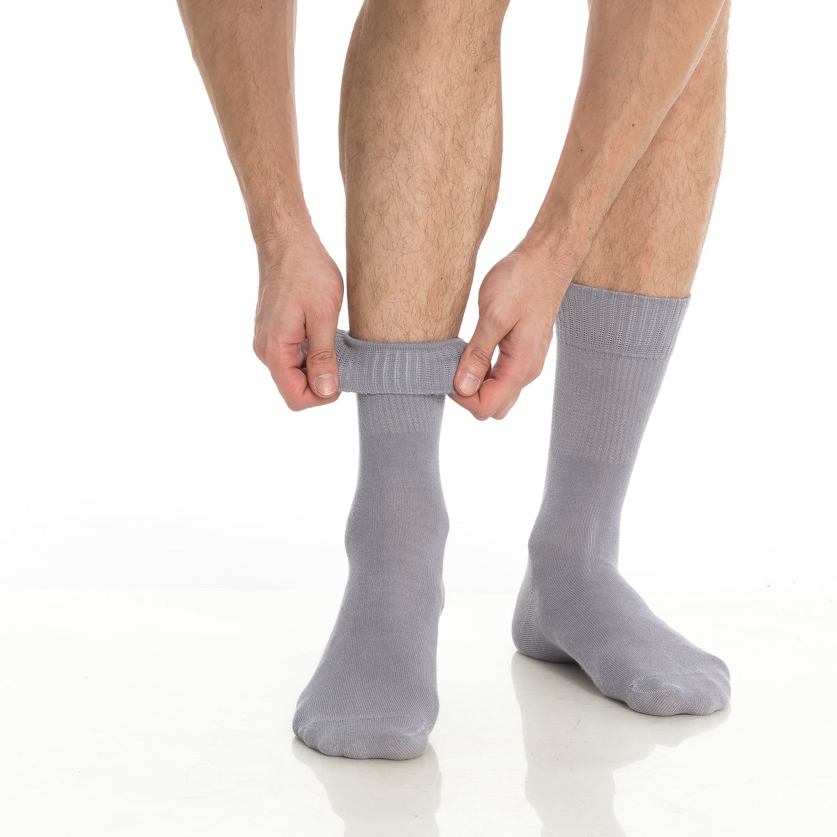 Men’s & Women’s Bamboo Diabetic Crew Socks 4-Pack – product view 17