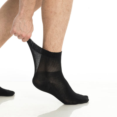 Men’s & Women’s Bamboo Diabetic Ankle Socks 4-Pack