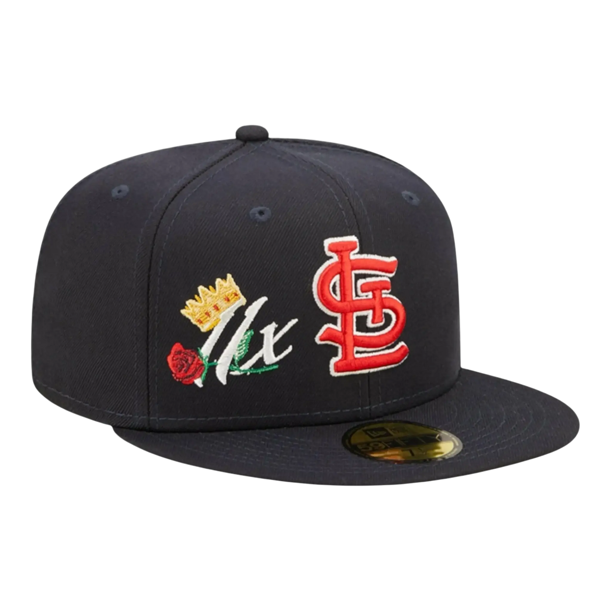 New Era St. Louis Cardinals Crown Champs WS Men Fitted Hat Navy – product view 1
