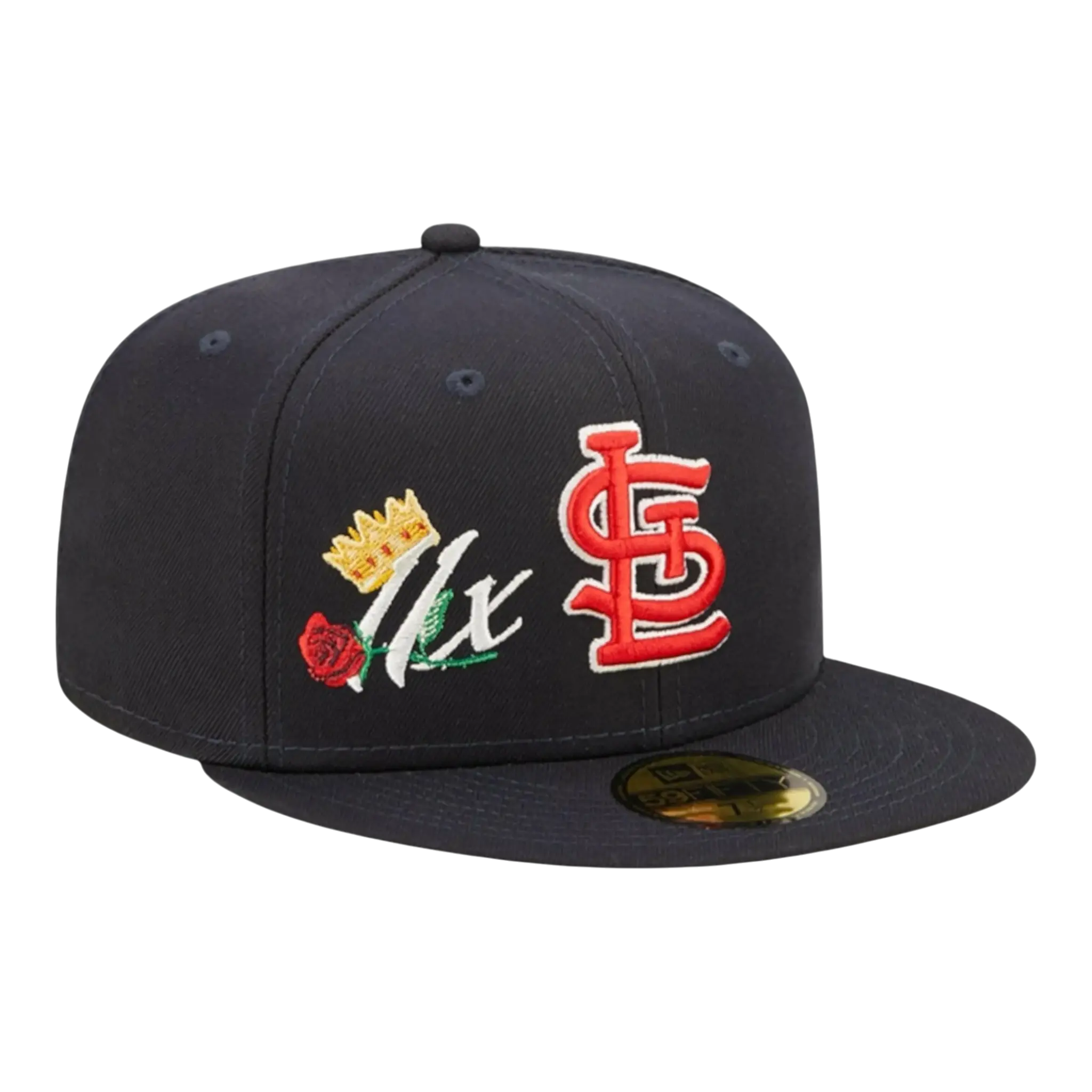 New Era St. Louis Cardinals Crown Champs WS Men Fitted Hat Navy