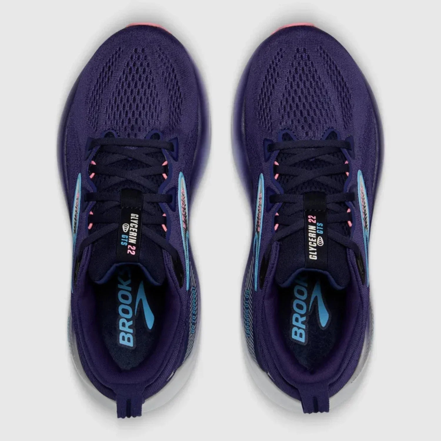 Brooks Glycerin GTS 22 Women's Sneakers — Blue/Ribbon Running