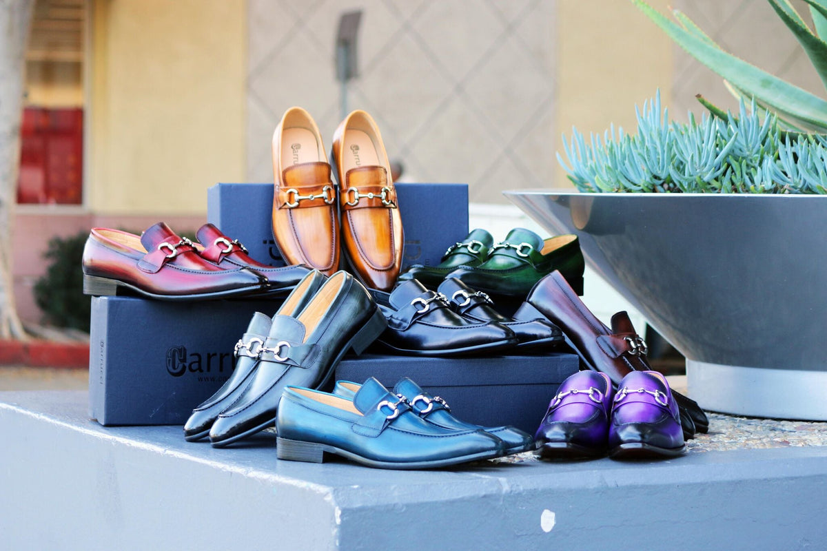 Carrucci Calfskin Loafer - Cognac