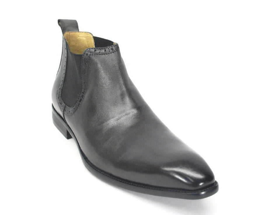 Carrucci Boot Calfskin Shoes - Charcoal – product view 2
