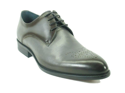 Ugo Vasare Burnished Calfskin Oxford - Grey