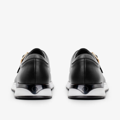 The Torino Black Leather Men Sneaker