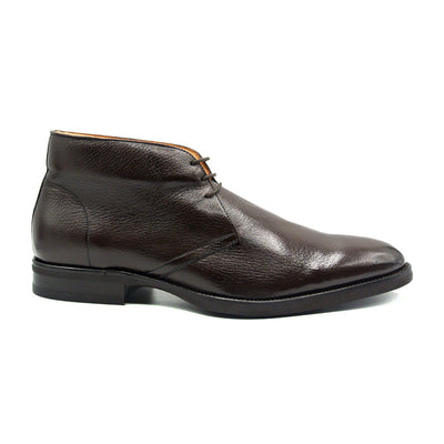 Zelli Italia Men's 48-590-DBR MARCO Deerskin Chukka Boot, Dark Brown