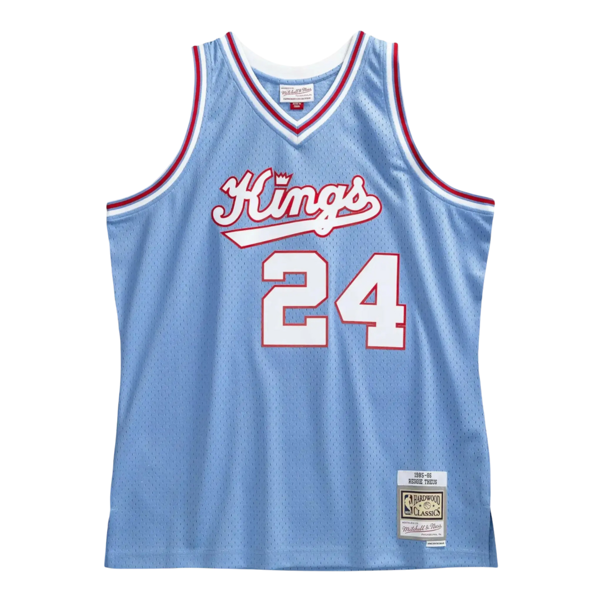 Mitchell & Ness Sacramento Kings 1985-86 Reggie Theus Men's Jersey — Powder Blue – product view 1