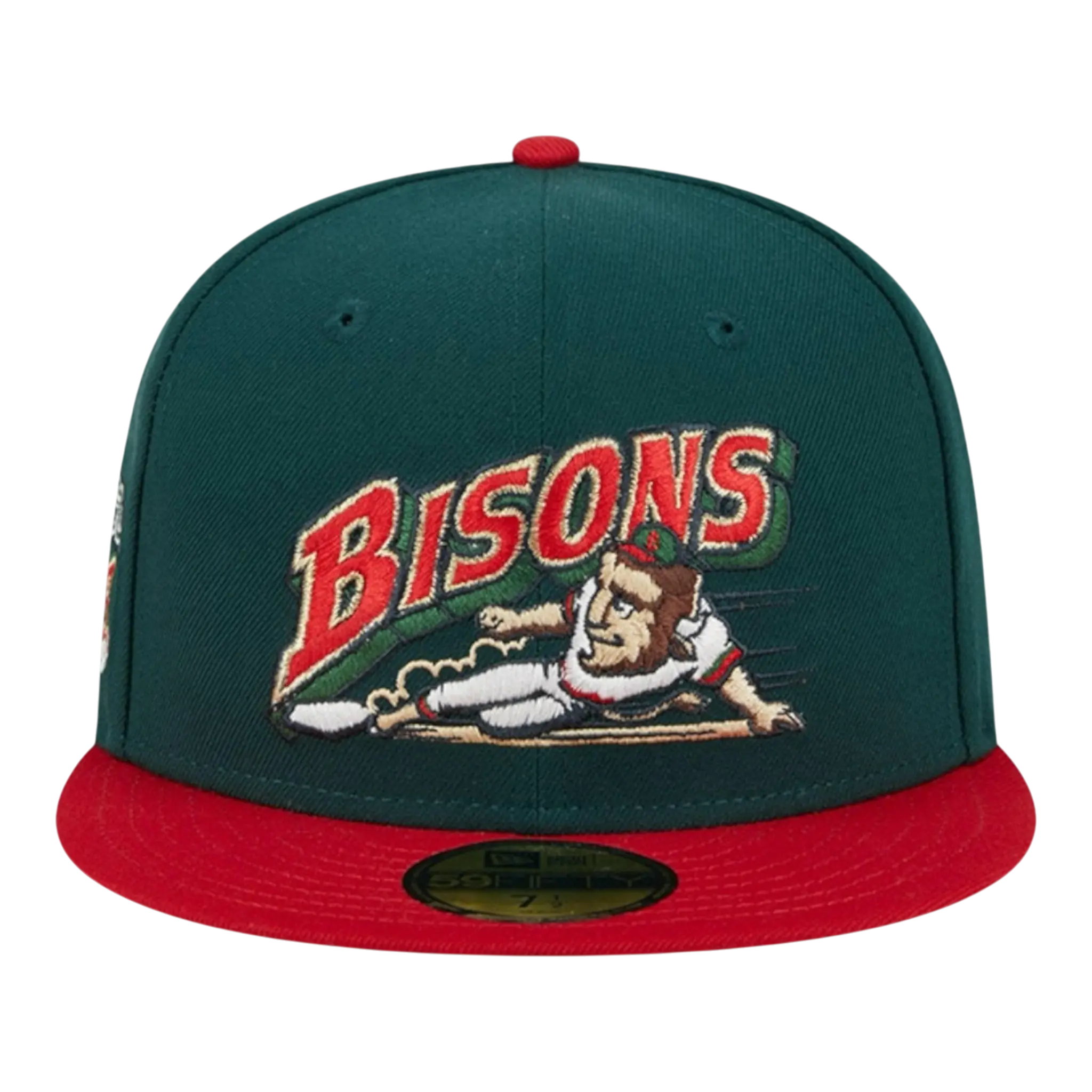 New Era x Big League Chew Men Buffalo Bisons 59FIFTY Fitted Hat Green/Red