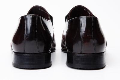 The Everest Burgundy & Burneshed Leather Cap Toe Dress Loafer Men Shoe