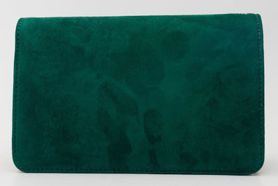 The Palma Green Glitter Leather Handbag