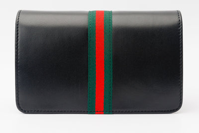 The Afega Black Leather Handbag