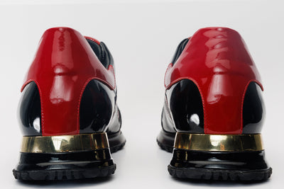 The Milano Snk Red Leather Men Sneaker
