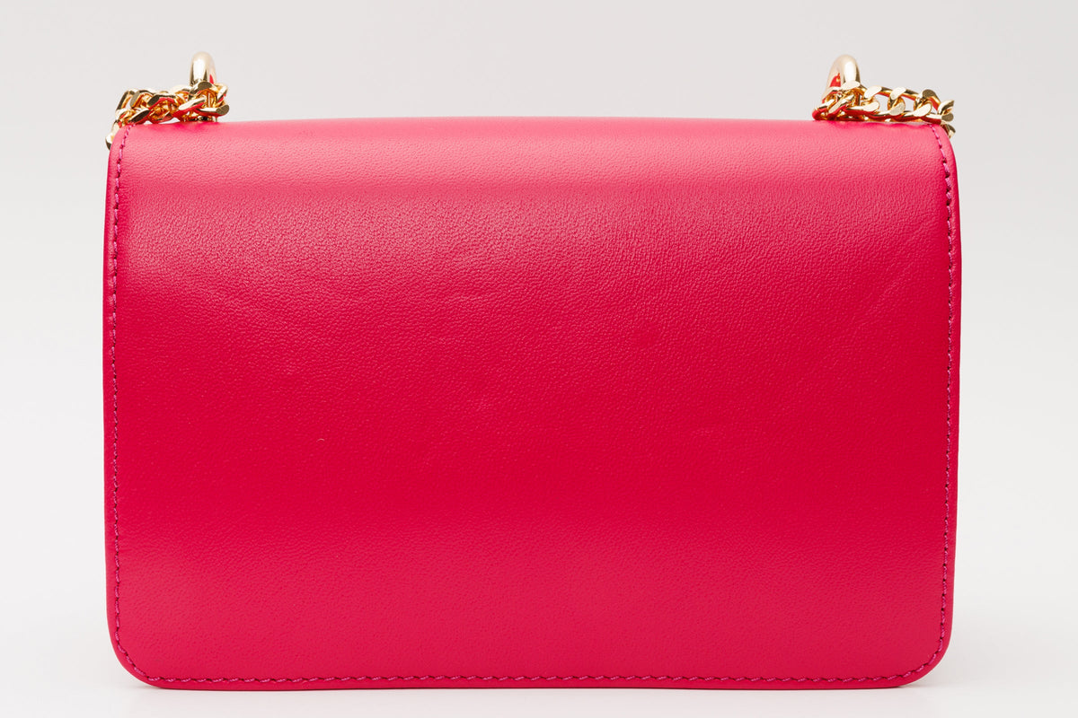 Vinci Leather The Maneadero Fuchsia Leather Handbag – product view 5