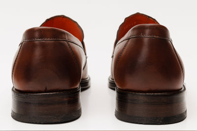 Amsterdam Tan Bit Loafer Men Shoe