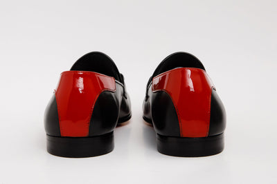 The Maratea Black Leather shoe Bit Loafer Men  Shoe