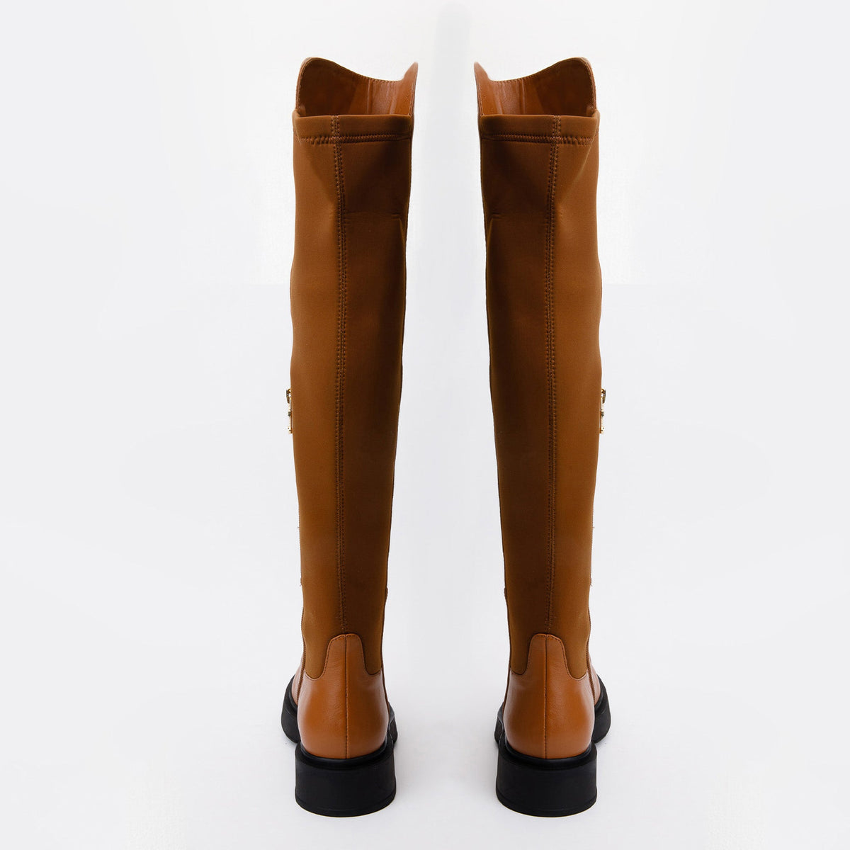 Vinci Leather The  Harmony Belle Tan Leather Knee High Women Boot – product view 3
