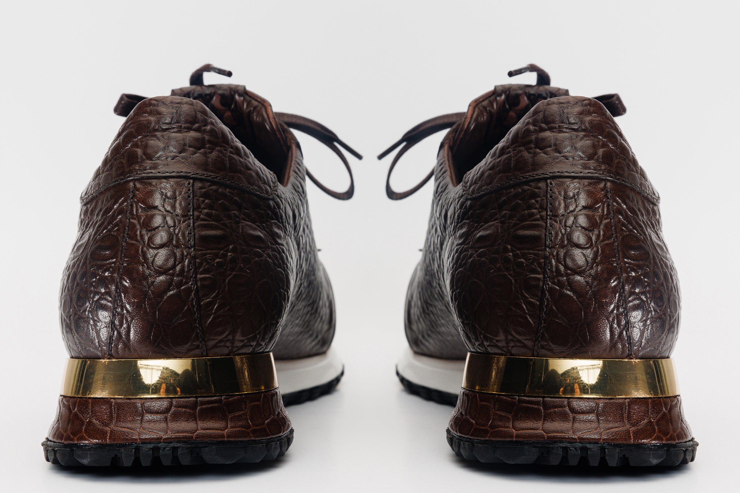 The Bomba Brown Leather Men Sneaker