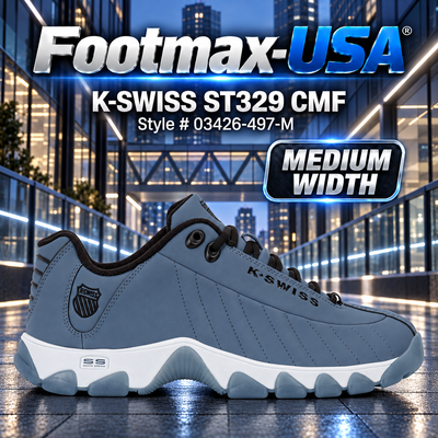 K-Swiss St329 Cmf - 03426-497-M - Bluhzn/Bk/Wt/Icblu - (Men's) — product view 1