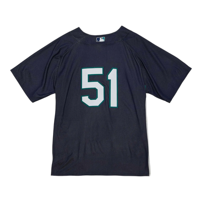 Mitchell & Ness Authentic Ken Griffey Jr Seattle Mariners 2010 Men Baseball Jersey Mariners Blue