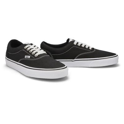 Vans Doheny Men's Sneakers — Black/White Canvas Low-Top