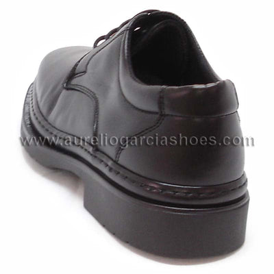 P-5054 Belka Black Lace up Pinosos Made in Spain